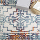 Reflect Nyssa Distressed Geometric Southwestern Aztec 5x8 Indoor/Outdoor Area Rug - No Shipping Charges MDY-R-1181A-58