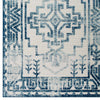 Modway Reflect Distressed Geometric Southwestern Aztec 5x8 Indoor and Outdoor Area Rug 5 ft x 8 ft Nyssa/Ivory and Blue MDY-R-1181B-58