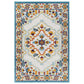 Reflect Ansel Distressed Floral Persian Medallion 5x8 Indoor and Outdoor Area Rug