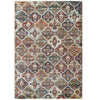 Modway Tribute Azalea Distressed Vintage Floral Lattice Area Rug, 5x8, Multicolored