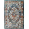 Tribute Camellia Distressed Vintage Floral Persian Medallion 5x8 Area Rug