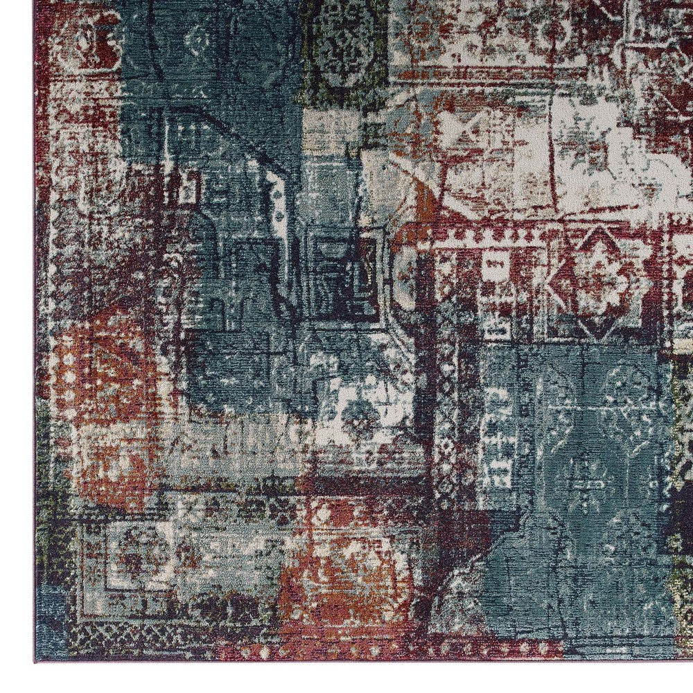 Tribute Elowen Contemporary Modern Vintage Mosaic 5x8 Area Rug - No Shipping Charges MDY-R-1191A-58