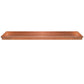 29 Inch Rectangular Metal Windowsill Planter Tray Trim Edges Large Copper - BM195220 BM195220