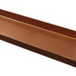 29 Inch Rectangular Metal Windowsill Planter Tray Trim Edges Large Copper By The Urban Port MIL-TRY-C29