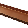 29 Inch Rectangular Metal Windowsill Planter Tray Trim Edges Large Copper By The Urban Port MIL-TRY-C29