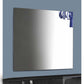 Modern High Gloss Frameless Wall Mirror Clear SIF-2130-GBHG