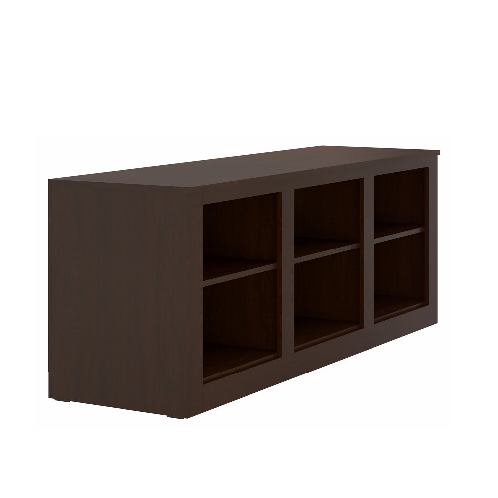 Resa 59 Inch TV Entertainment Center Media Console 6 Open Compartments Espresso Brown By The Urban Port UPT-238269