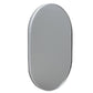 35 Inch Oval Hanging Accent Wall Mirror with Metal Frame Matte Gold By The Urban Port UPT-238454