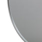 35 Inch Oval Hanging Accent Wall Mirror with Metal Frame Matte Gold By The Urban Port UPT-238454