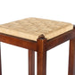 Mango Wood Barstool with Rope Weaved Seat Brown By The Urban Port UPT-262413