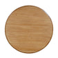 Dining Table 48 Inch Round Top Mango Wood Natural Brown 4 Column Pillar Legs UPT-317654