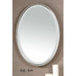 Uttermost Sherise Brushed Nickel Oval Mirror By Casagear Home UT-01102-B