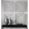 Uttermost Portside White Wood Wall Panel By Casagear Home UT-04322