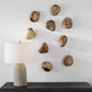 Uttermost Pebbles Blonde Wood Wall Décor S/9 By Casagear Home UT-04324