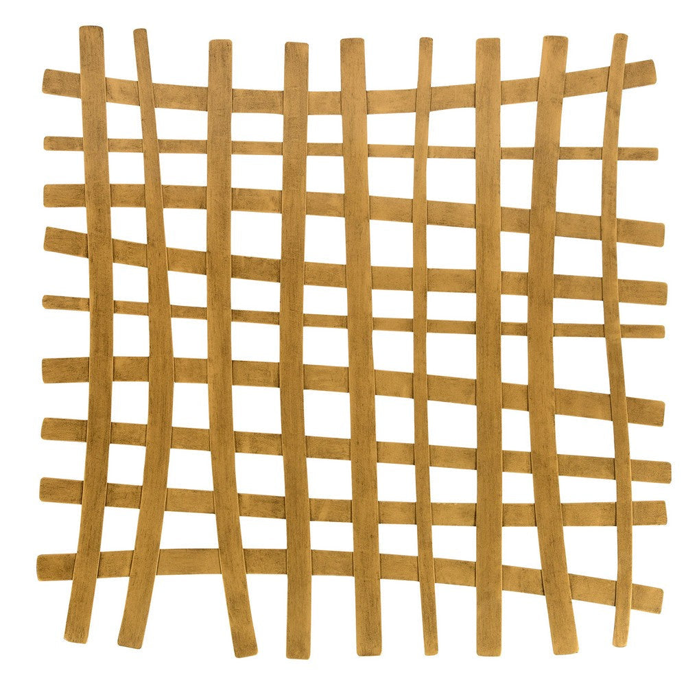 Uttermost Gridlines Gold Metal Wall Decor By Casagear Home