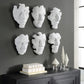 Uttermost Self-Portrait White Mask Wall Decor Set/6 By Casagear Home UT-04358