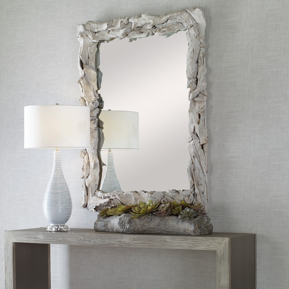 Uttermost Rio Whitewash Teak Mirror By Casagear Home UT-08172