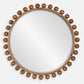 Uttermost Cyra Wood Beaded Round Mirror By Casagear Home