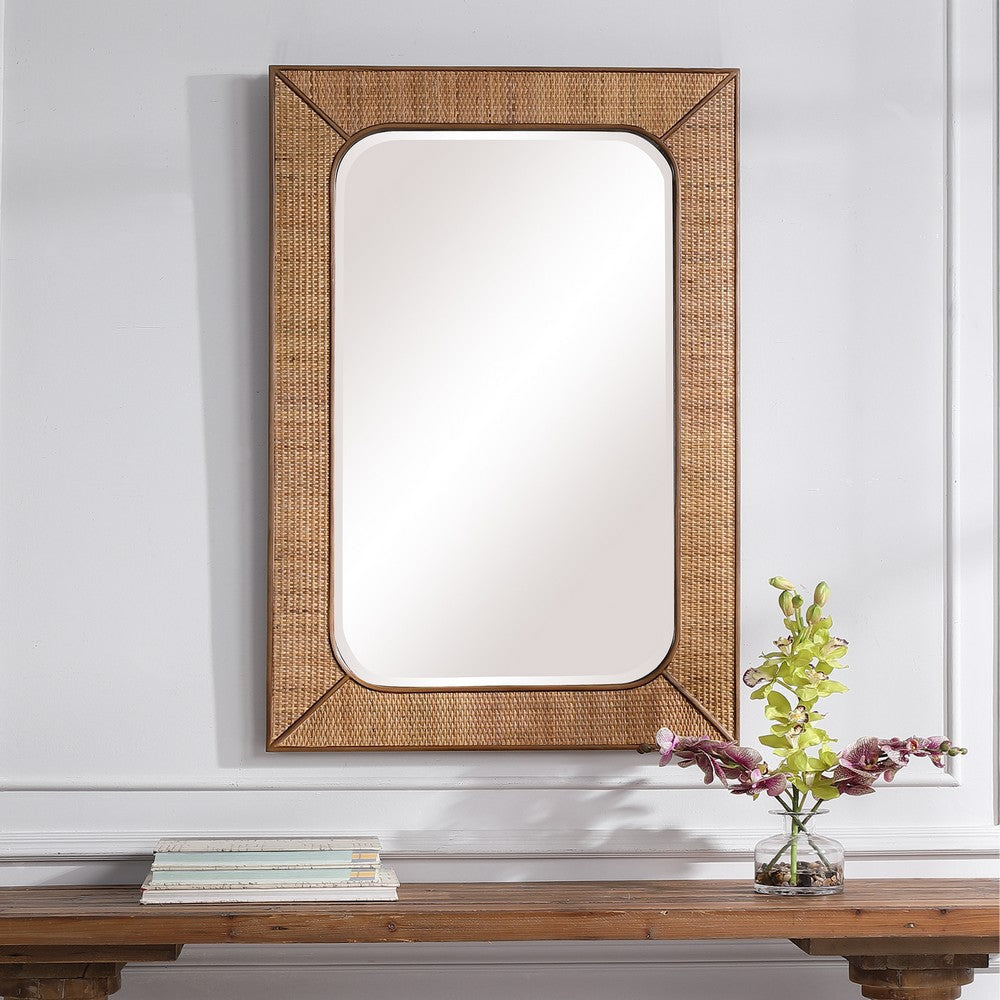 Uttermost Tahiti Rattan Mirror By Casagear Home UT-09687