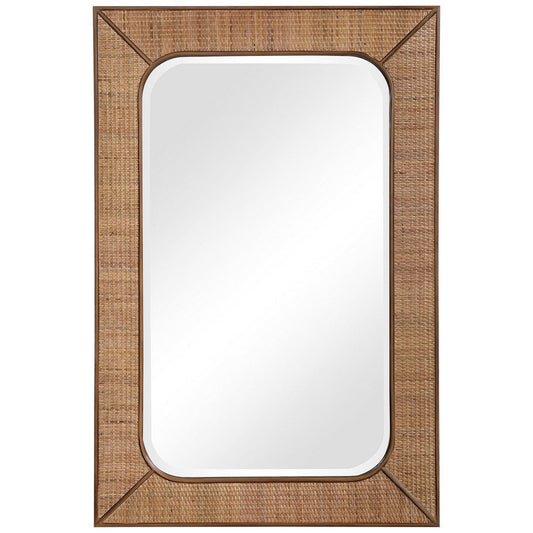 Uttermost Tahiti Rattan Mirror By Casagear Home