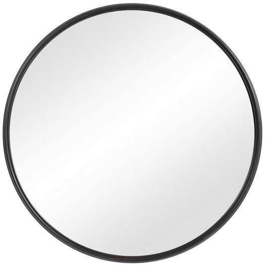 Uttermost Belham Round Iron Mirror By Casagear Home