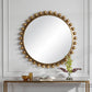 Uttermost Cyra Gold Round Mirror By Casagear Home UT-09695