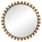 Uttermost Cyra Gold Round Mirror By Casagear Home