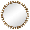 Uttermost Cyra Gold Round Mirror By Casagear Home