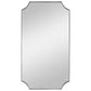 Uttermost Lennox Nickel Scalloped Corner Mirror By Casagear Home