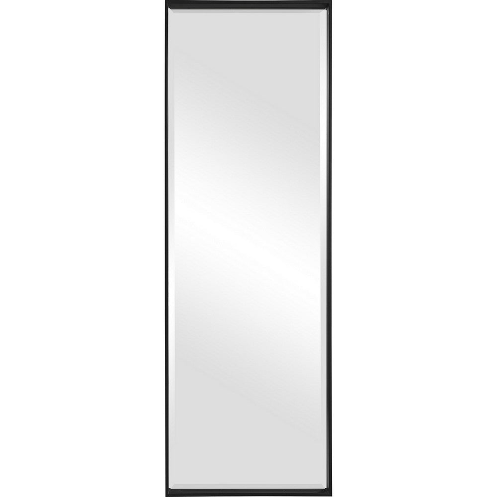 Uttermost Kahn Oversized Black Rectangular Mirror By Casagear Home