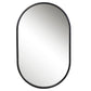 Uttermost Varina Minimalist Black Oval Mirror By Casagear Home