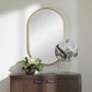 Uttermost Varina Minimalist Gold Oval Mirror By Casagear Home UT-09736