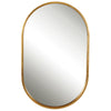 Uttermost Varina Minimalist Gold Oval Mirror By Casagear Home