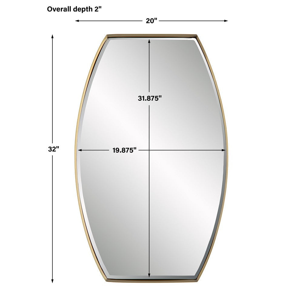 Uttermost Portal Modern Brass Mirror By Casagear Home UT-09745