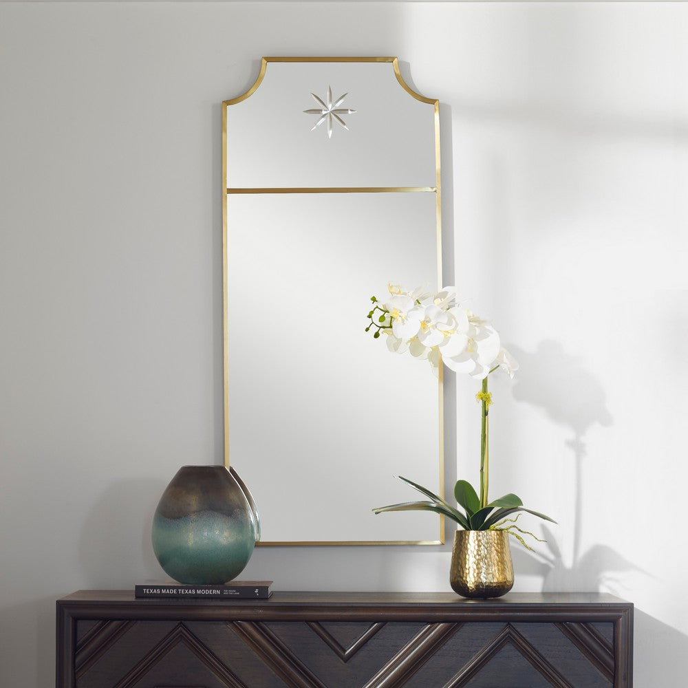 Uttermost Caddington Tall Brass Mirror By Casagear Home UT-09748