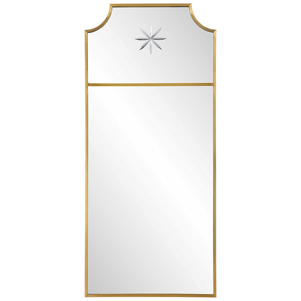 Uttermost Caddington Tall Brass Mirror By Casagear Home