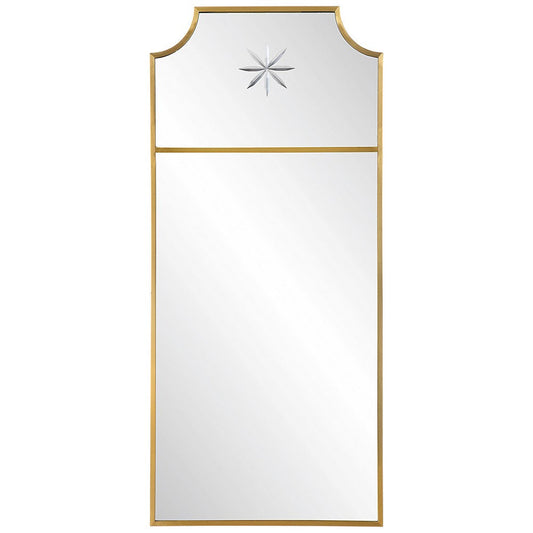 Uttermost Caddington Tall Brass Mirror By Casagear Home