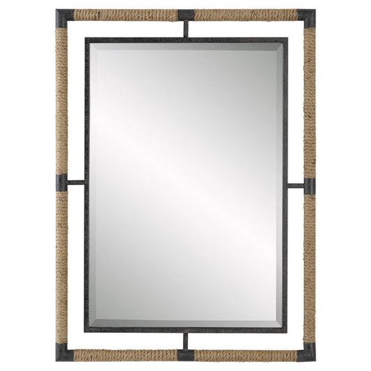 Uttermost Melville Iron & Rope Mirror By Casagear Home