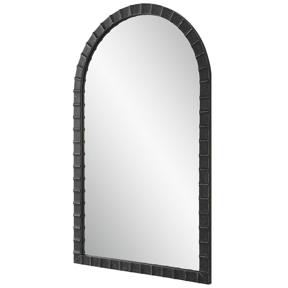 Uttermost Dandridge Black Arch Mirror By Casagear Home UT-09784