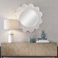 Uttermost Sea Coral White Round Mirror By Casagear Home UT-09797