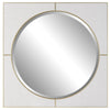 Uttermost Cyprus White Square Mirror By Casagear Home