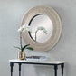 Uttermost Sailor’s Knot White Small Round Mirror By Casagear Home UT-09824