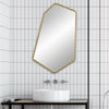 Uttermost Linneah Large Gold Mirror By Casagear Home UT-09826