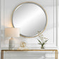 Uttermost Canillo Gold Round Mirror By Casagear Home UT-09832