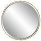 Uttermost Canillo Gold Round Mirror By Casagear Home