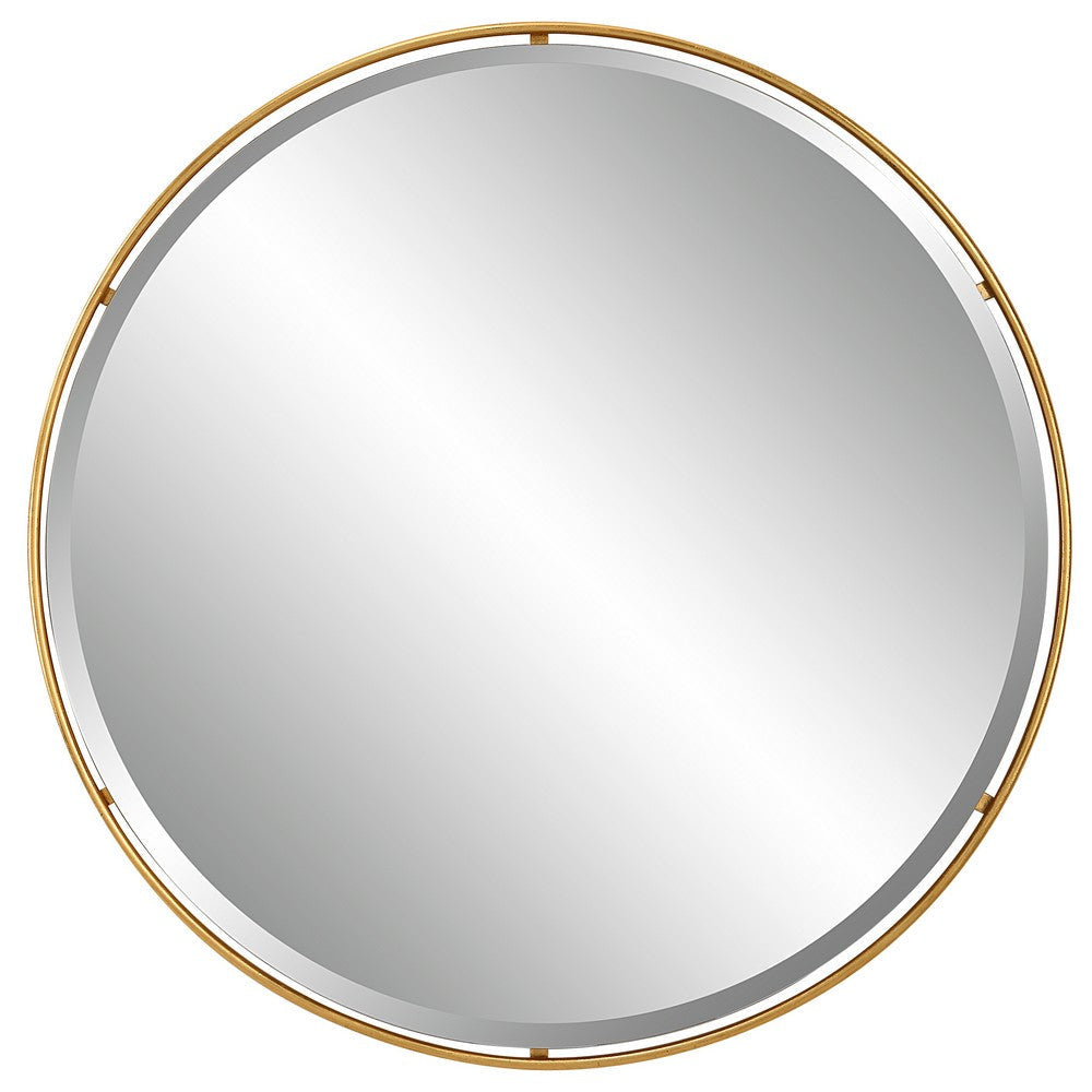 Uttermost Canillo Gold Round Mirror By Casagear Home