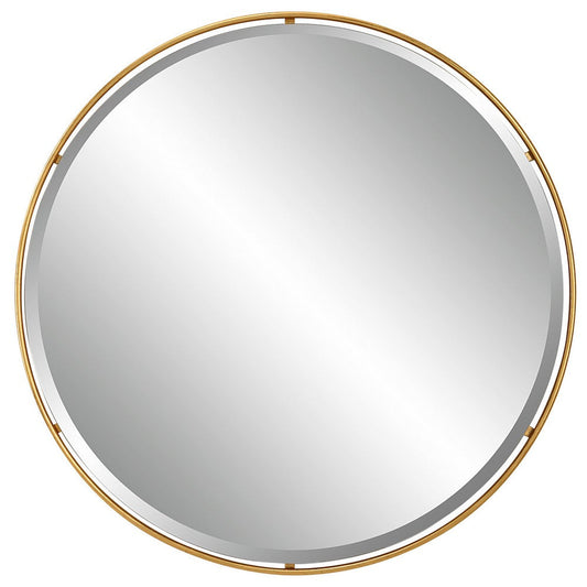 Uttermost Canillo Gold Round Mirror By Casagear Home