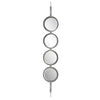 Uttermost Button Silver Mirror By Casagear Home