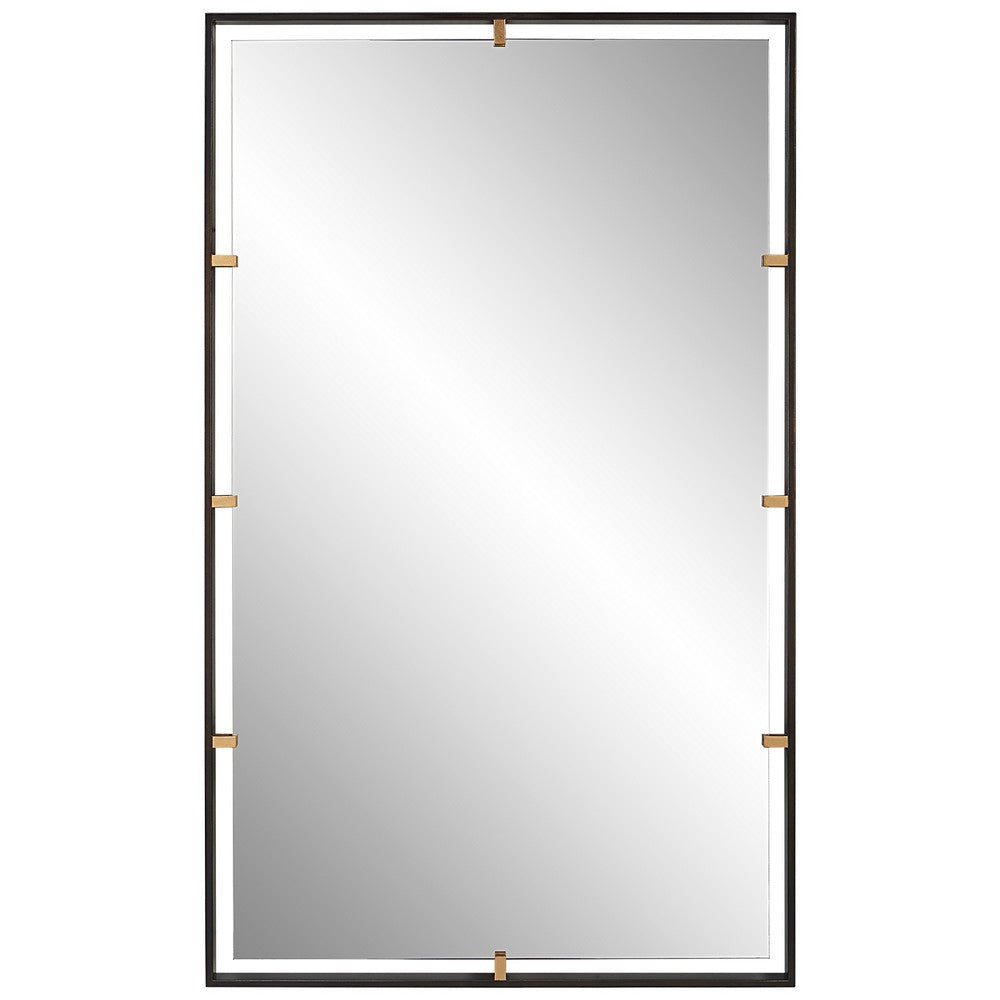 Uttermost Egon Rectangular Bronze Mirror By Casagear Home