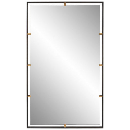 Uttermost Egon Rectangular Bronze Mirror By Casagear Home